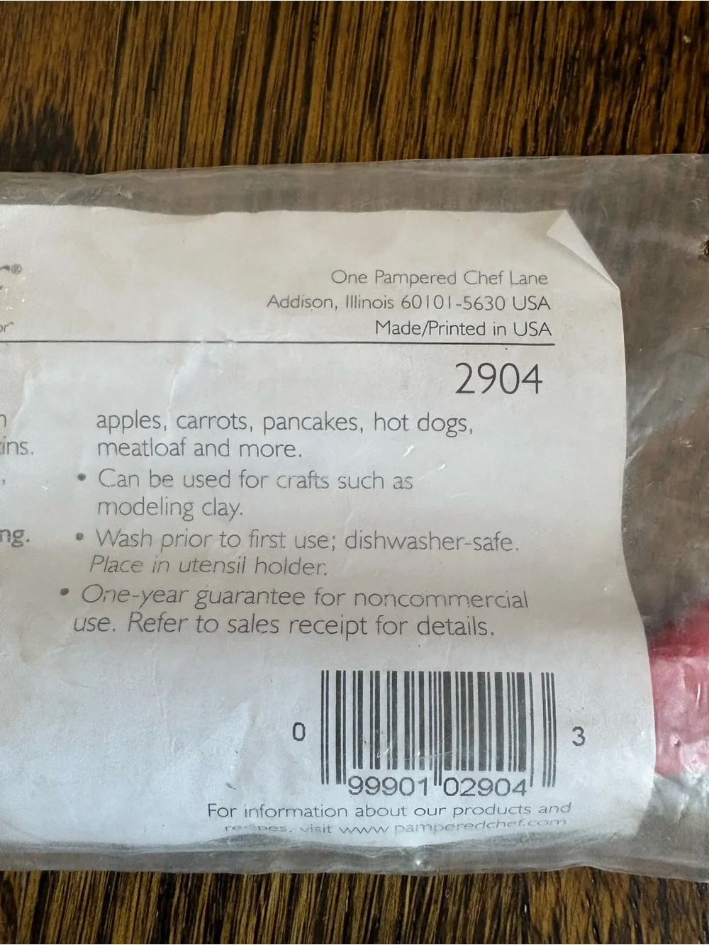 The Pampered Chef My Safe Cutter Kid’s Knife Safety #2904